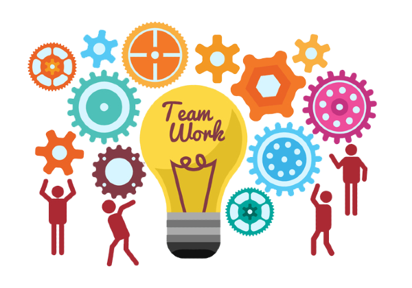 Team working together